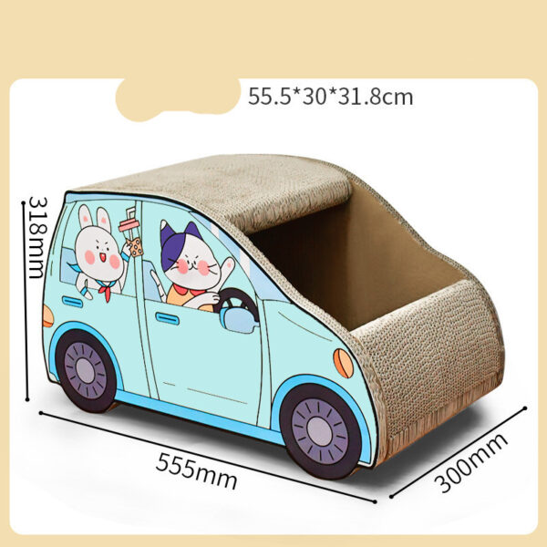 Cat Scratching Scooter SUV Car Shaped Scratching Board - Image 2