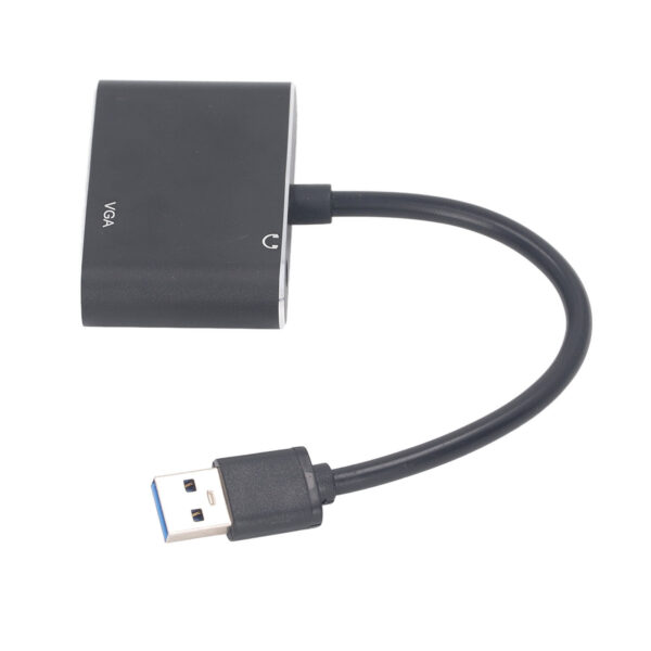 USB 3.0 to HD Adapter Stainless Steel High Speed Simultaneous Output USB 3.0 to VGA Adapter for Movie Meeting - Image 6