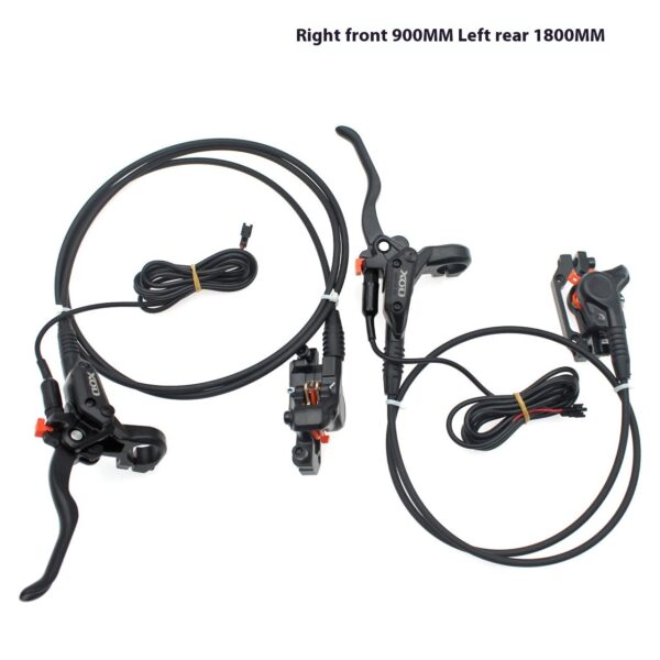 Electric Power Car Scooter Hydraulic Disc Brakes Folding Lithium Bicycle Double Piston Brake - Image 10