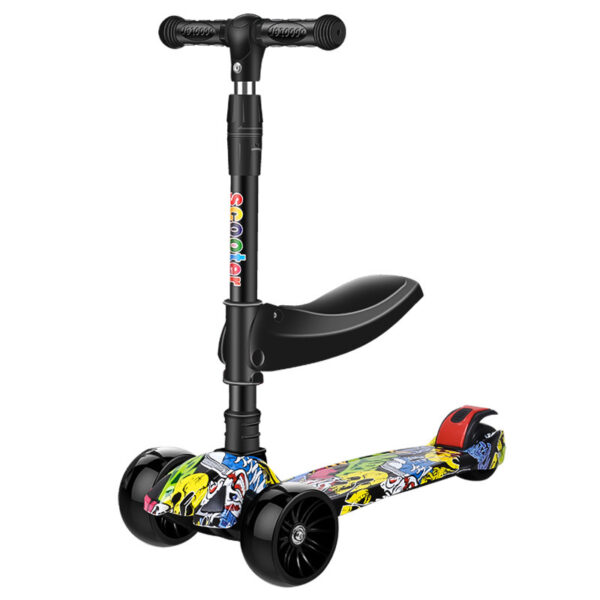 Children's Scooter Three-in-one  Wheel - Image 7