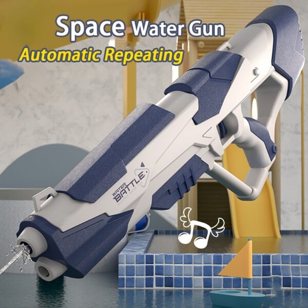 Space Water Gun Electric Automatic Water Absorption Water Fights Toy Outdoor Beach Swimming Pool Bath Toys For Children Kid Gift - Image 5