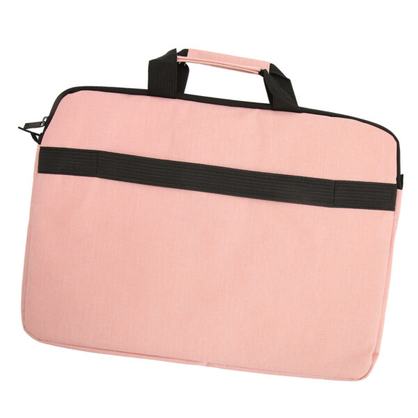 15.6Inch Laptop Sleeve Waterproof Polyester Laptop Case Portable Notebook Protective Case for Travel Business Trip Pink - Image 10