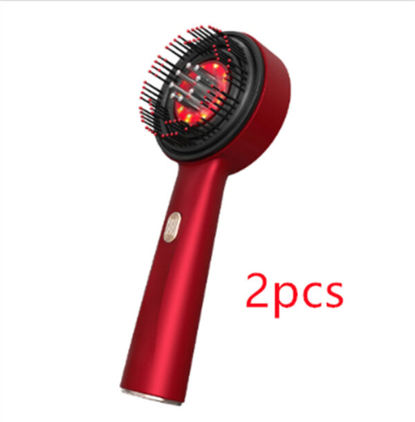 Electric Massage Comb Home Scalp Drain Comb Red Light Anti-slip Hair Care Multi-functional Massage Comb - Image 8