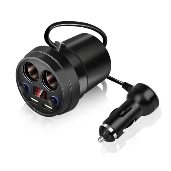 Car Charger Cup Type Fast Charging Plug Car Mobile Phone Multi-function Cup Type Car Charger