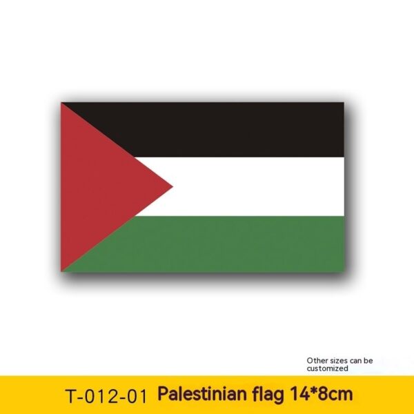 Car Palestinian Flag Decal Sticker - Image 4