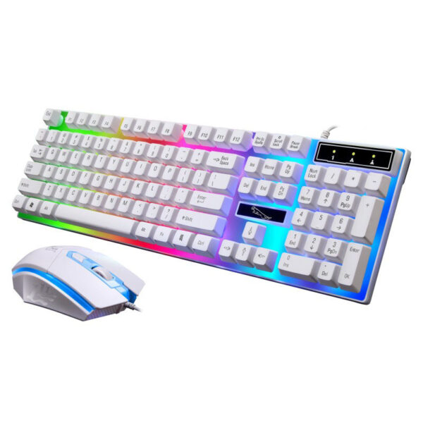 G21 Wired U U Mouse And Keyboard Set Suspended Lighting Mechanical Feel Game Mouse And Keyboard Set - Image 3