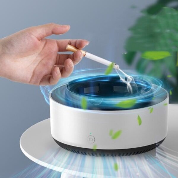 Air Purifier Ashtray Intelligent Electronic Ashtray For Filtering Second-Hand Smoke From Cigarettes Remove Smoking Home Office - Image 6