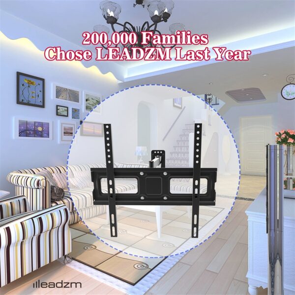 32-65 Inch Single Pendulum Small Base TV Stand TMXD-103 Load Bearing 35KG - Image 5