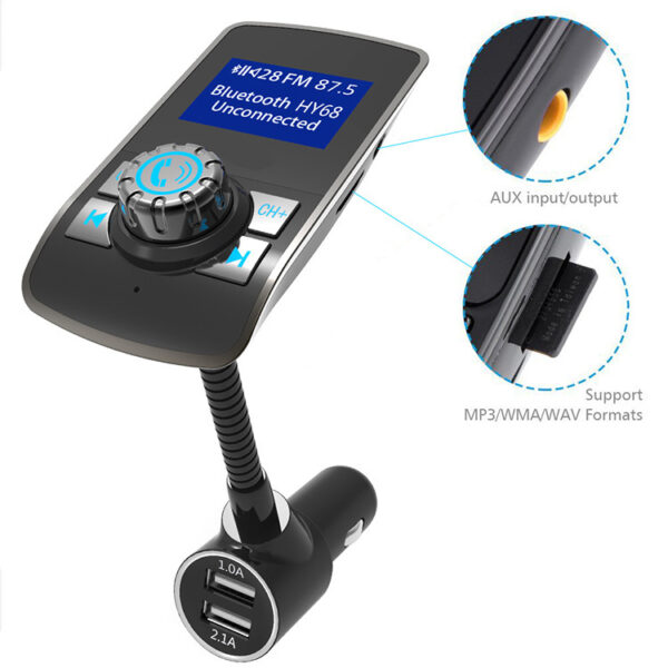 Car Bluetooth Mp3 Car FM Transmitter Car Bluetooth Mp3 Player Card - Image 6