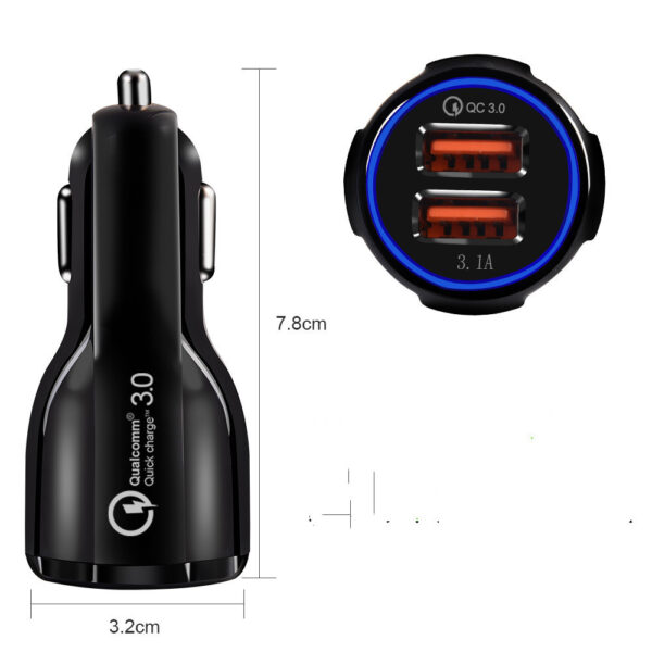 Car Charger 6.0A Light Usb Car Charger Fast Charge Mobile Phone Charging Car - Image 4