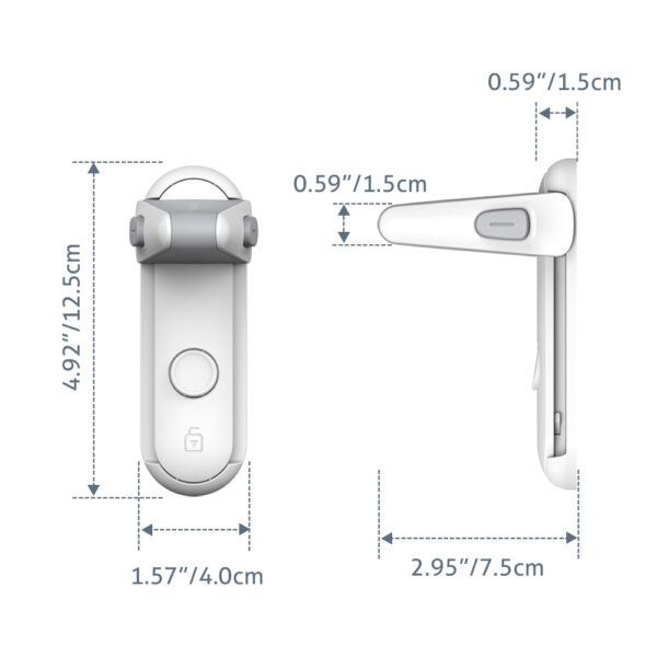 Children's Door Lever Lock Opening Artifact Anti-cat Anti-pet Room Easy To Install And Use - Image 6