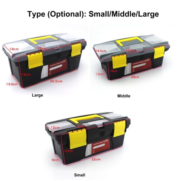 Portable Hardware Tool Box Storage Box - Image 3
