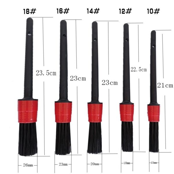 Car Beauty Car Wash Detail Brush 17-Piece Set - Image 3