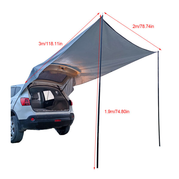 Car Tail Car Side Trunk Canopy Camping Camping Tent - Image 3