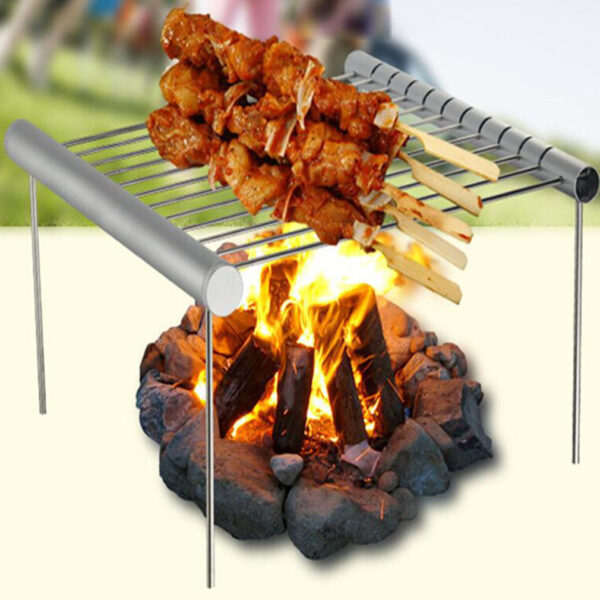 Barbecue Family Outdoor Dinner Barbecue Stand Outdoor Portable Mini Barbecue Stand Retractable Stand - Image 3