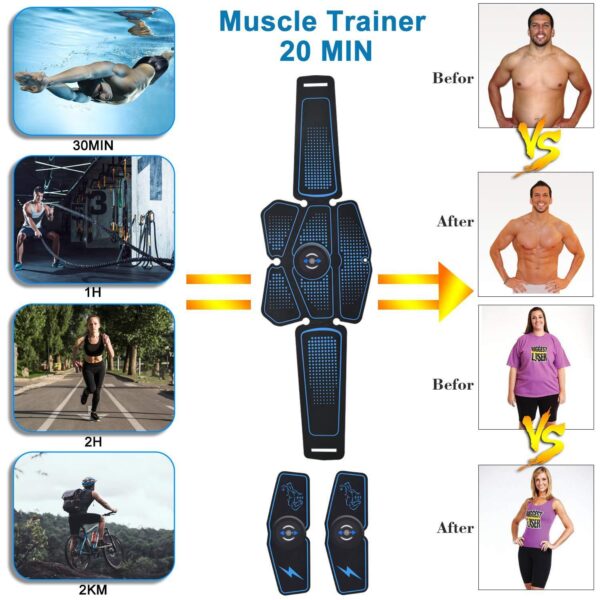 Smart Abdominal Exercise Muscle Fitness Equipment Home - Image 3