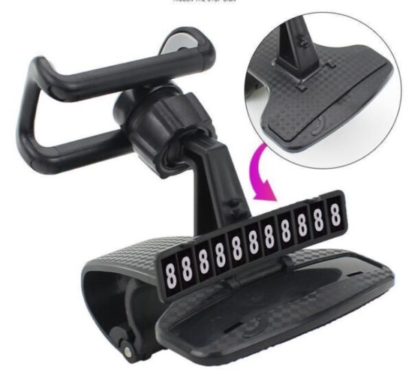 Car Phone Holder, Car Inner Rearview Mirror, Rotating Navigation Car, Fixed Car Support Frame, Multi-function