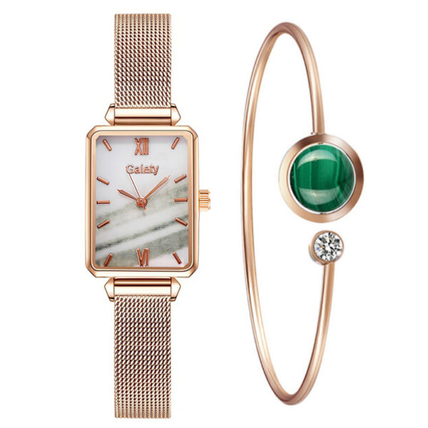 Women's Alloy Mesh Belt All-Match Quartz Watch - Image 2