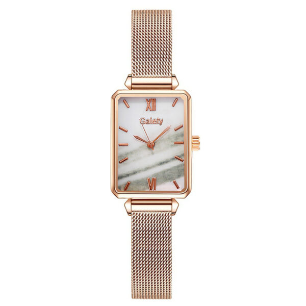 Women's Alloy Mesh Belt All-Match Quartz Watch - Image 6