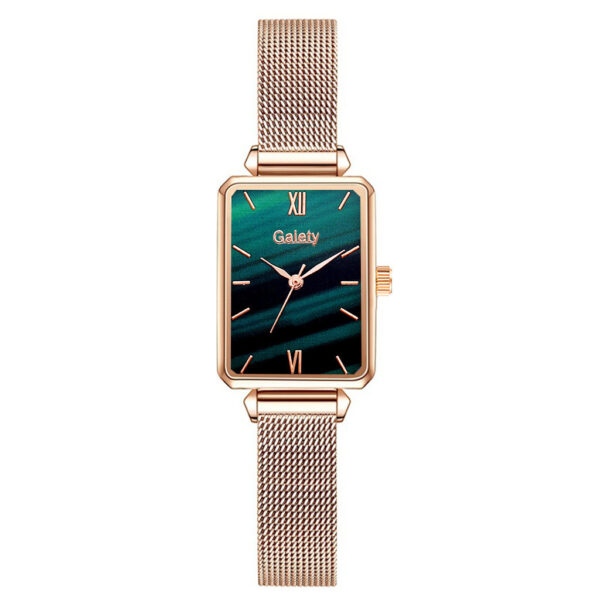 Women's Alloy Mesh Belt All-Match Quartz Watch - Image 9