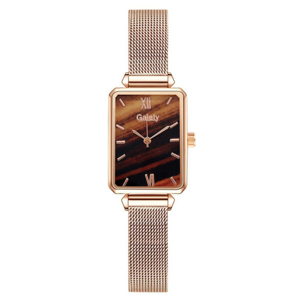 Women's Alloy Mesh Belt All-Match Quartz Watch - Image 3