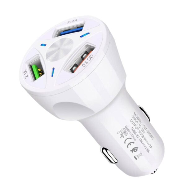 Fast Charge Car Charger One For Four Car Mobile Phone Charger Car Charger - Image 8