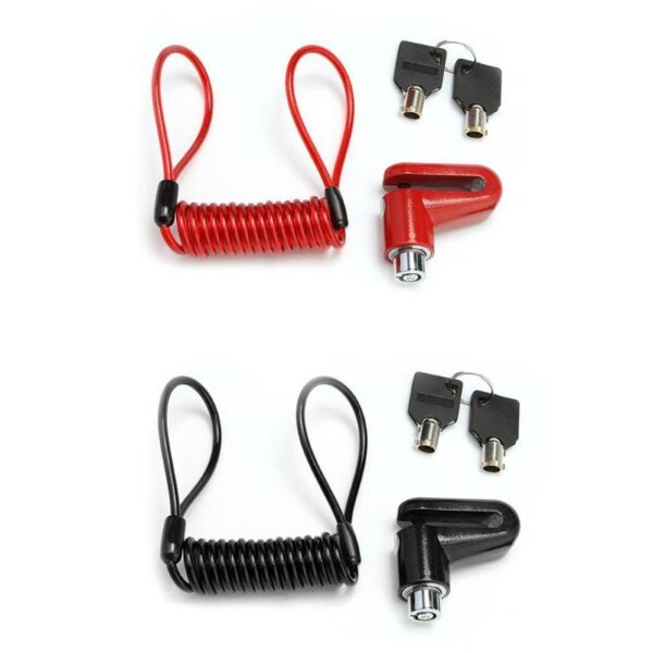 Scooter lock Anti-Theft Disc Brakes Lock with Steel Wire for Xiaomi M365 Electric Scooter Skateboard Wheels Lock Disc Brake - Image 5