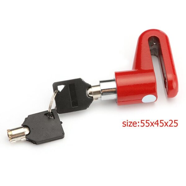 Scooter lock Anti-Theft Disc Brakes Lock with Steel Wire for Xiaomi M365 Electric Scooter Skateboard Wheels Lock Disc Brake - Image 3