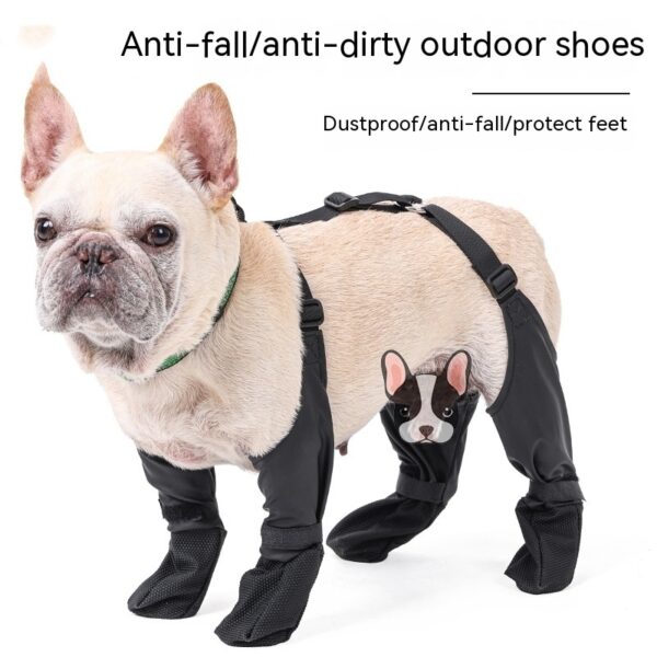 Waterproof Dog Shoes Adjustable Dog Boots Pet Breathbale Shoes For Outdoor Walking Soft French Dog Shoes Pets Paws Protector Pet Products - Image 9