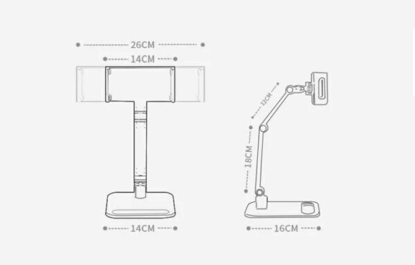 Portable Display Stand Screen 16inch - Image 10