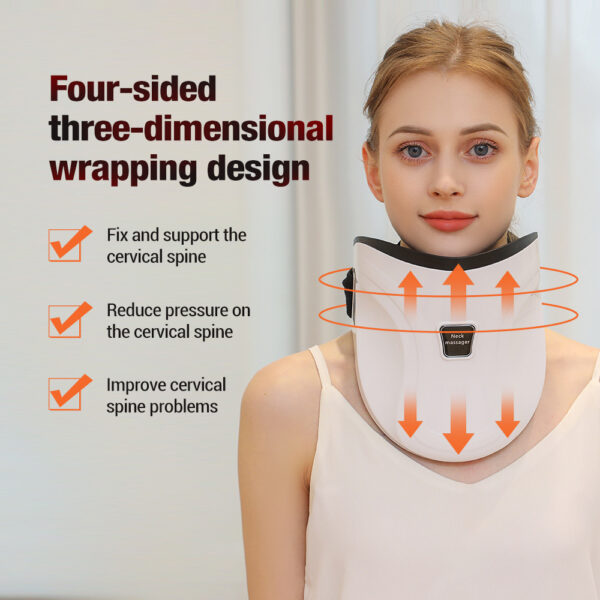 Electric Hot Compress Neck Fixed Traction Air Pressure Kneading Massage Instrument - Image 3