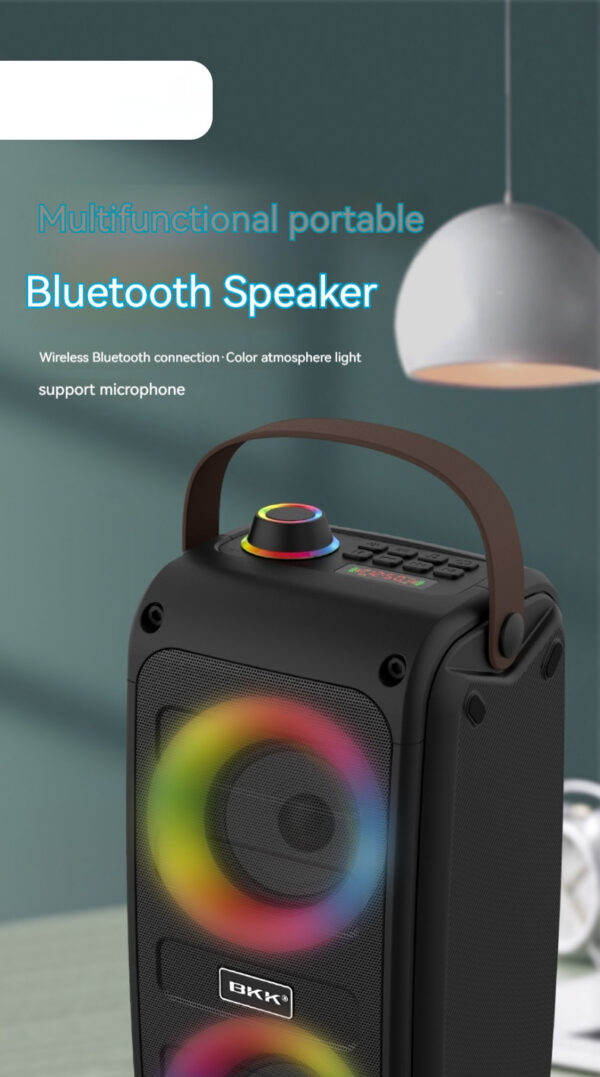 Portable Bluetooth Speaker Color Light Speaker - Image 7