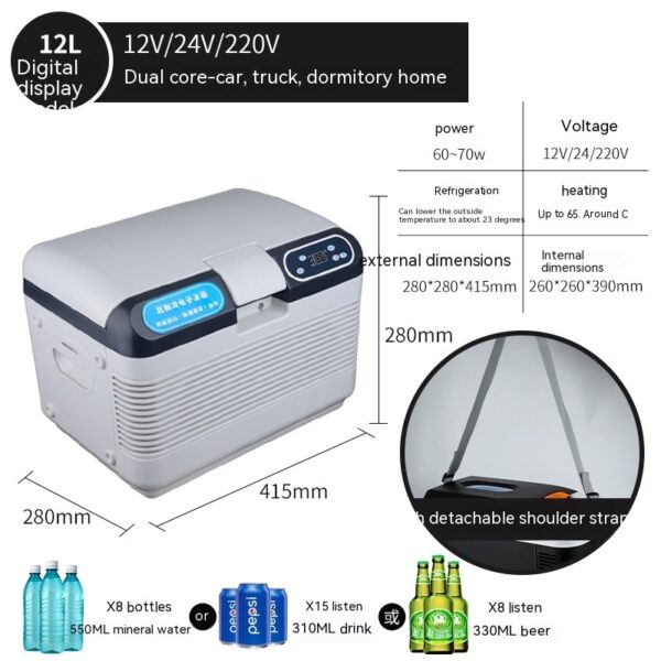 Car Refrigerator Car Dual Use In Car And Home - Image 9