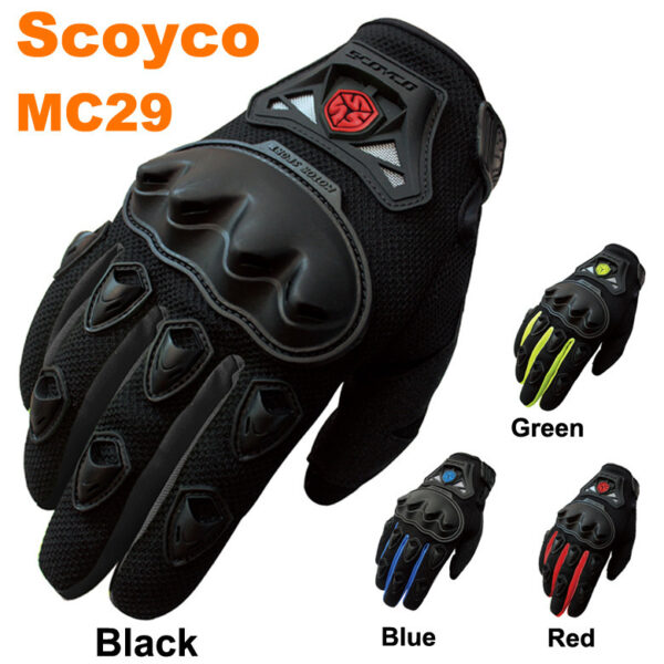 Motorcycle Racing Bike Gloves Anti-drop Anti-skid Half-finger Motorcycle Gloves - Image 4