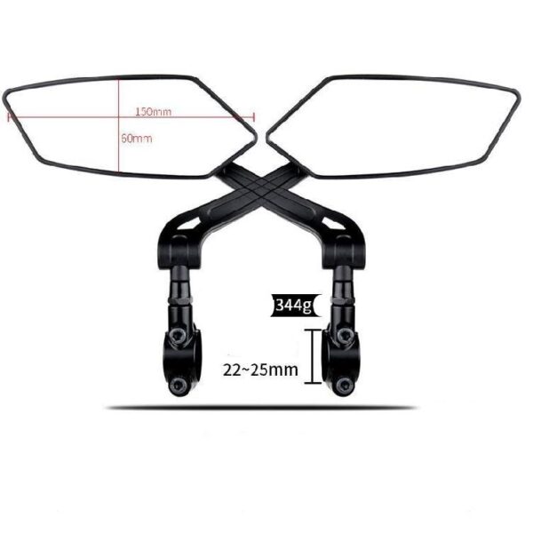 Wide-Angle Motorcycle Multi-Function Scooter Rearview Mirror Decoration Adjustment - Image 4