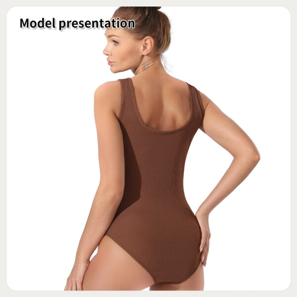 Women's Fashion Simple Solid Color Bodysuit - Image 9