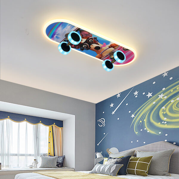 Ceiling Scooter Smart Colorful Bedroom Light - Image 8