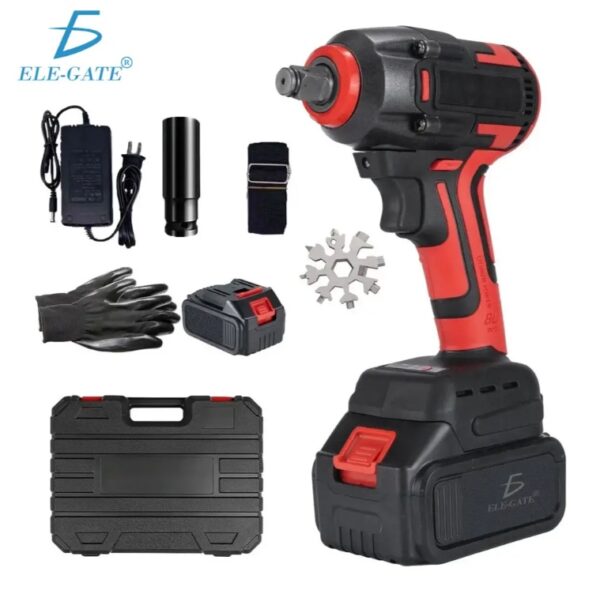 Atverce Cordless Impact Wrench Kit With Battery - Image 3