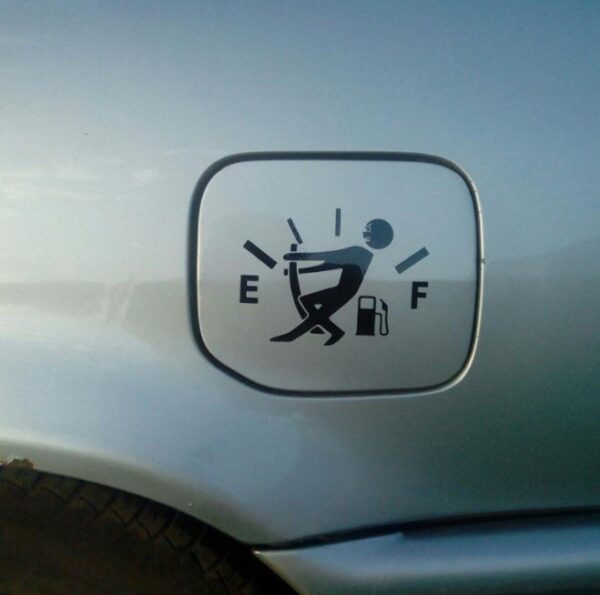 Insufficient oil, empty fuel truck stickers - Image 2