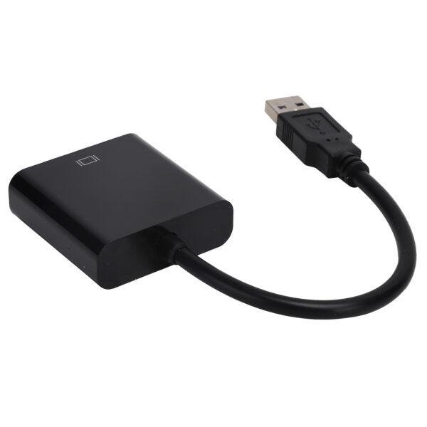 USB3.0 to VGA Converter 5Gbps HD 1080P Adapter Cable 15Pin Female External Video CardBlack - Image 9