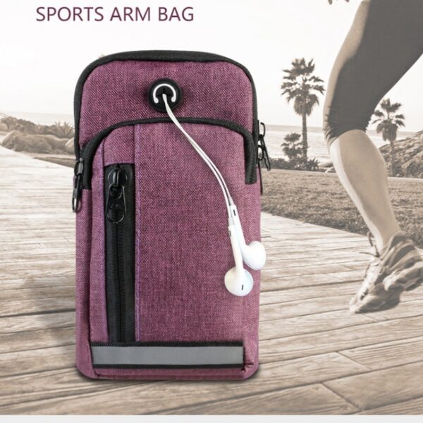 New Mobile Phone Waist Bag Men's Multi-functional Belt 65-inch Vertical Mobile Phone Bag Pannier Bag Shoulder Crossbody Arm Bag Men's And Women's Waist Bag Scooter Bag Waterproof - Image 9