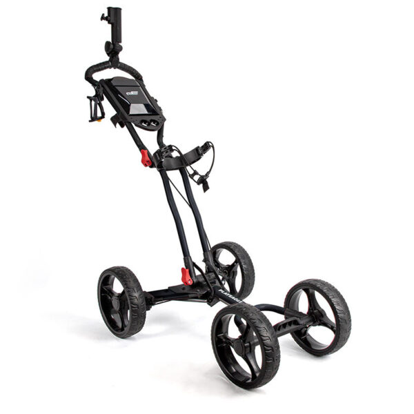 Golf Course Cart Four Wheel Aluminum Alloy Foldable With Umbrella Rack - Image 2