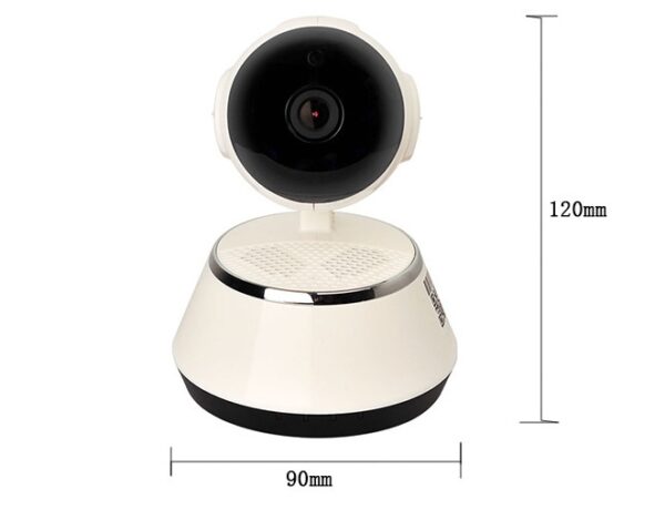 Wireless IP Camera WIFI 720P Home Security Cam Micro SD Slot Support Microphone & P2P Free APP ABS Plastic - Image 3