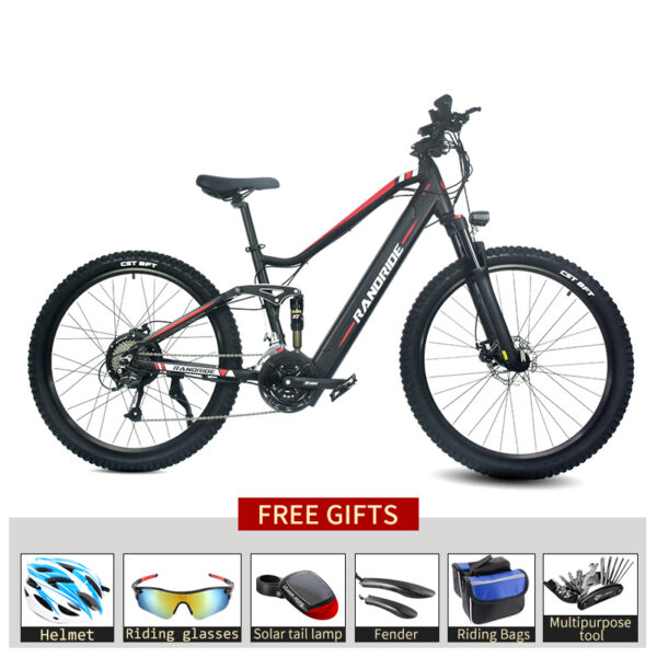 Electric Bike Off-Road Bicycle Aluminum Alloy Electric Mountain - Image 3