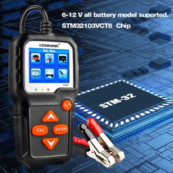 Auto Motorcycle Battery Car Battery Detector - Image 5