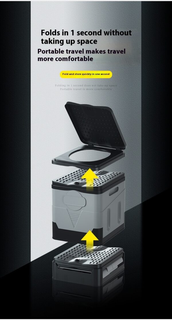 Car Folding Toilet Portable Outdoor Travel - Image 9