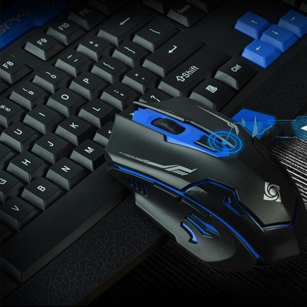 Hk8100 2.4 G Wireless Gaming Keyboard Mouse Combo Ergonomics Waterproof Optical For Pc Laptop Desktop Gamer - Image 6