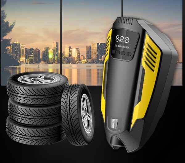 Car Air Pump Portable Car And Motorcycle Tire - Image 7