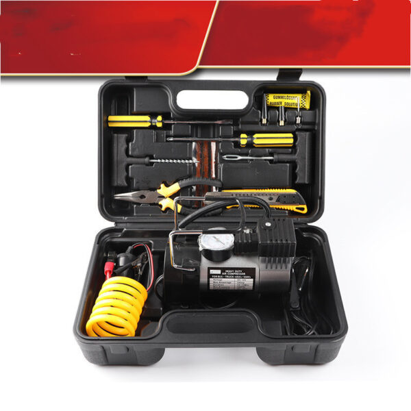 Multifunctional Tire Electric Car Tire Repair kit Tool Box - Image 4