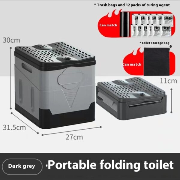 Car Folding Toilet Portable Outdoor Travel - Image 8
